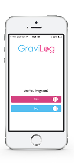 GraviLog on iPhone